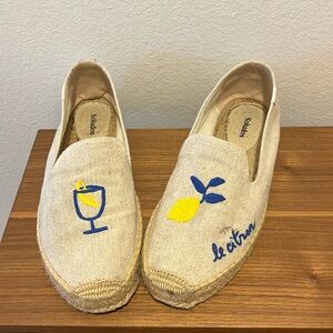 Soludos “le citron” Lemon Espadrilles Flats - Size 10